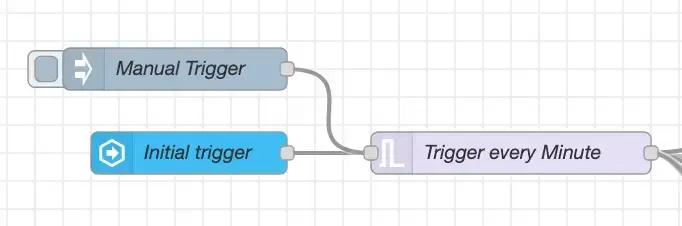 Node-RED trigger setup