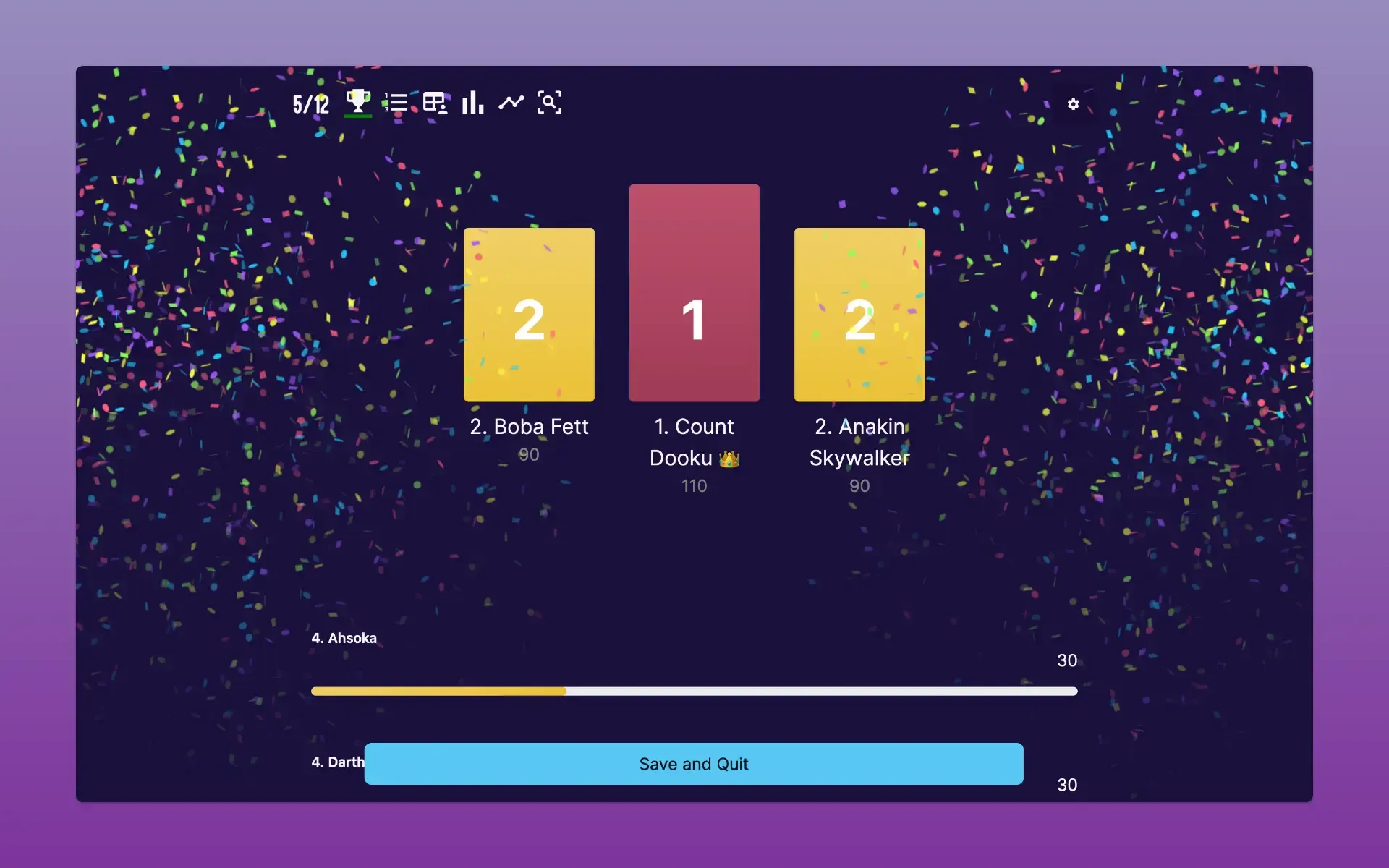 wizard Score View three